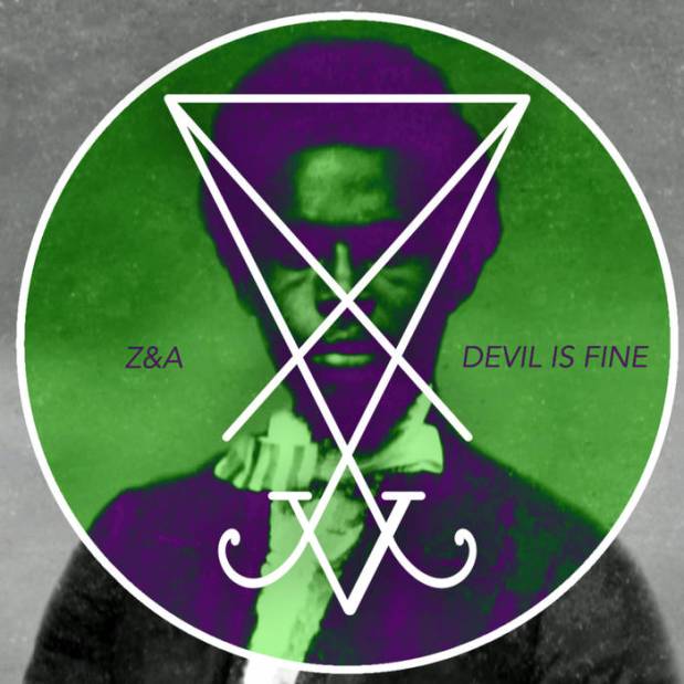 Cover of Devil is Fine, complete with the image of slave-rebellion leader Nat Turner and the sigil of Lucifer
