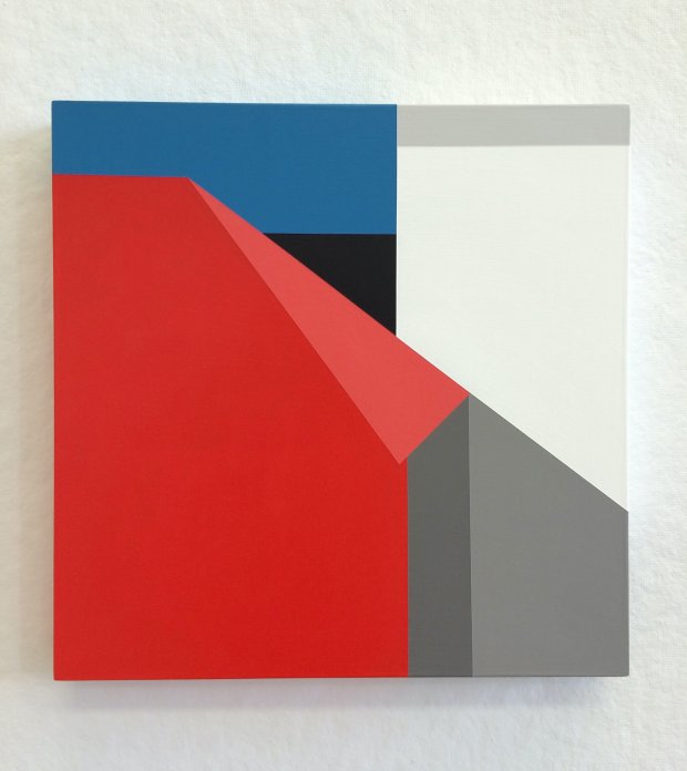  Untitled, 2016, Acrylic on wood panel, 14 X 14 inches 